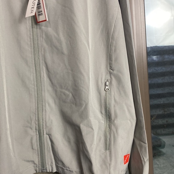 Commuter Gear Men's Grey Rain Jacket, Packable Jacket / Size-Large - Picture 3 of 13